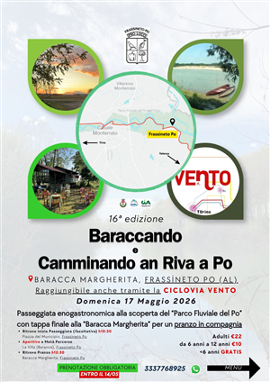 Baraccando & Camminando an Riva a Po