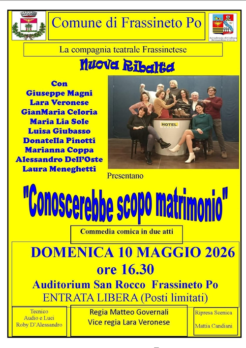 "Conoscerebbe scopo matrimonio"