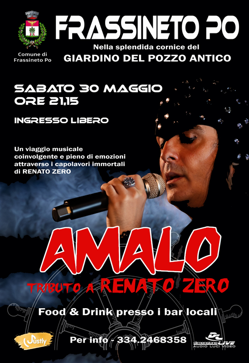Concerto AMALO - Tribute Band Renato Zero